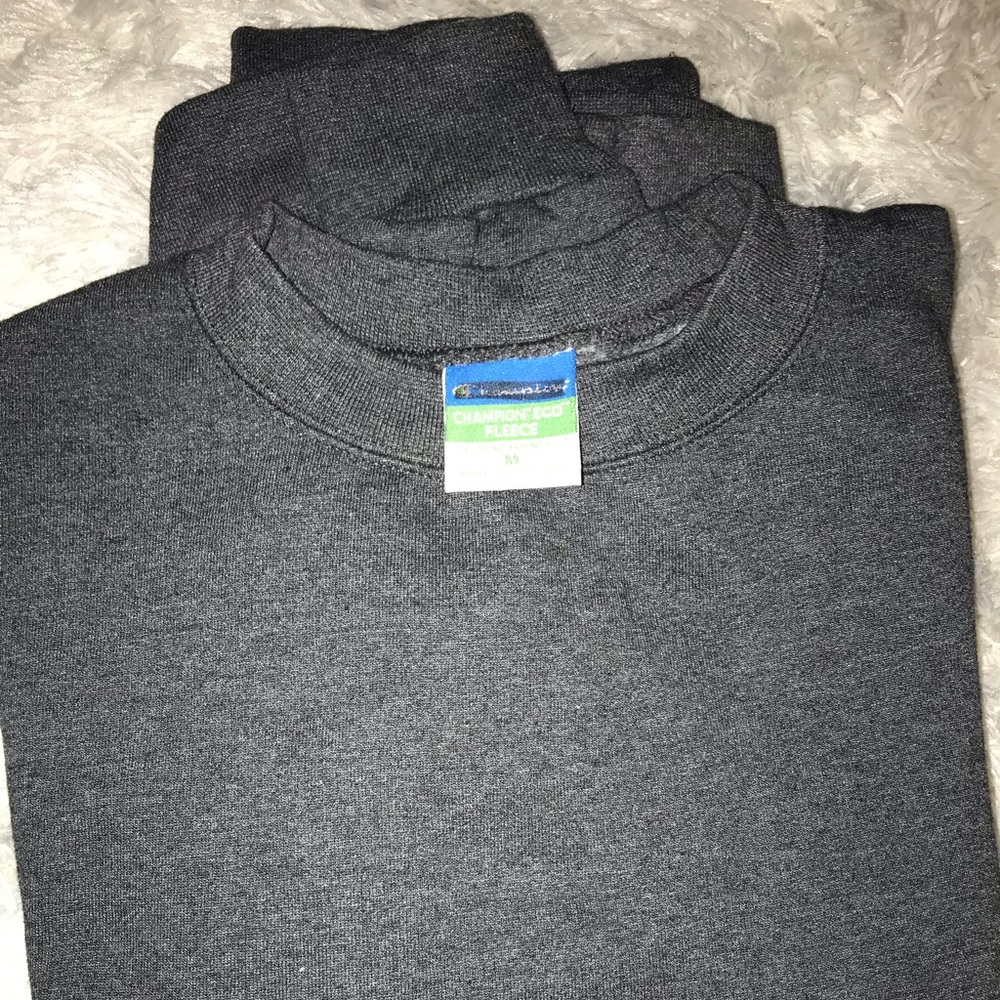 gray champion crew neck